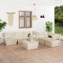 Muebles de palés para jardín 6 pzas madera de abeto