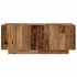 Mueble TV luces LED madera ingeniería envejecida 260x35x40