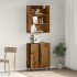 Aparador con armario de pared madera antigua madera