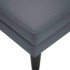 Tumbona con almohada reposabrazo derecho terciopelo gris