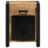 Mesita de noche madera maciza de mango 40x30x50