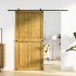 Puerta de granero CORONA madera maciza pino 100x210
