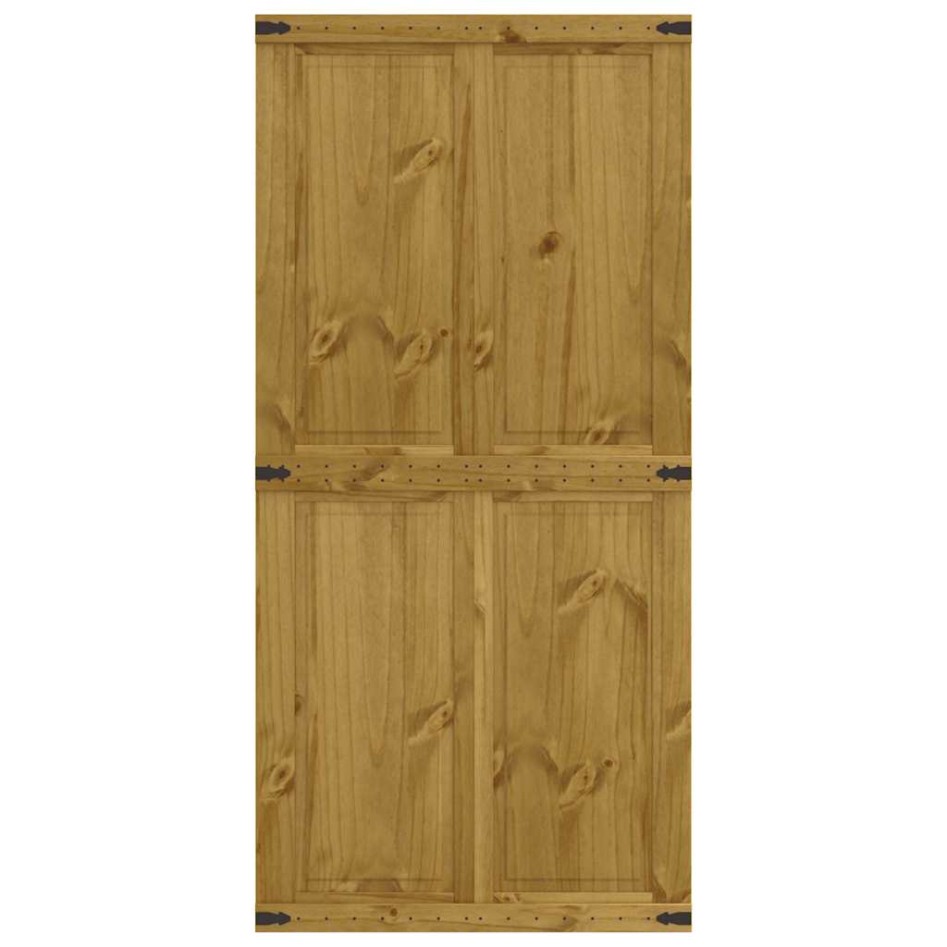 Puerta de granero CORONA madera maciza pino 100x210