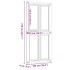 Puerta de granero CORONA madera maciza pino 100x210