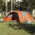 Tienda familiar con cúpula impermeable 6 personas gris