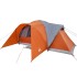 Tienda familiar con cúpula impermeable 6 personas gris