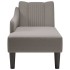 Chaise longue con reposabrazos derecho tela color