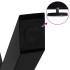 Patas para mesa comedor forma X 2uds acero negro 50x(72-73)