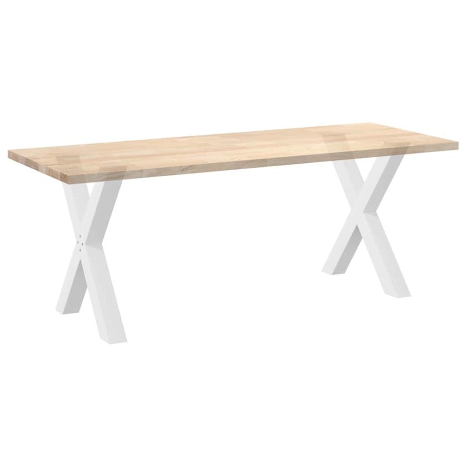 Patas para mesa de comedor en forma de X 2 uds acero