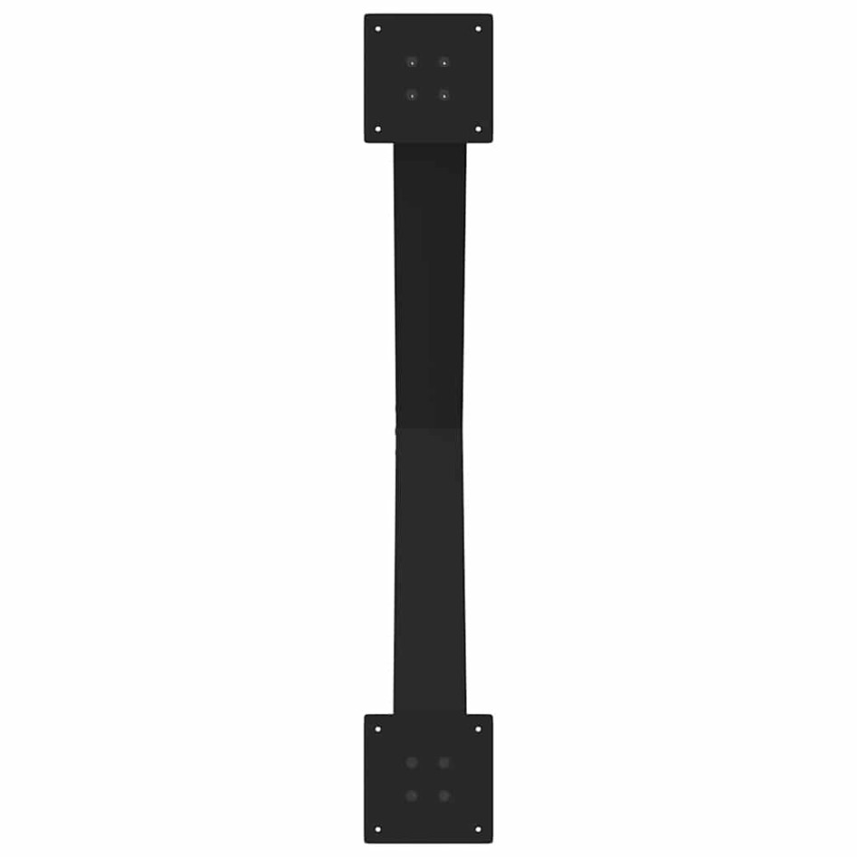 Patas para mesa de comedor en forma de X 3 uds acero