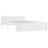 Estructura de cama con cajones blanco 120x200