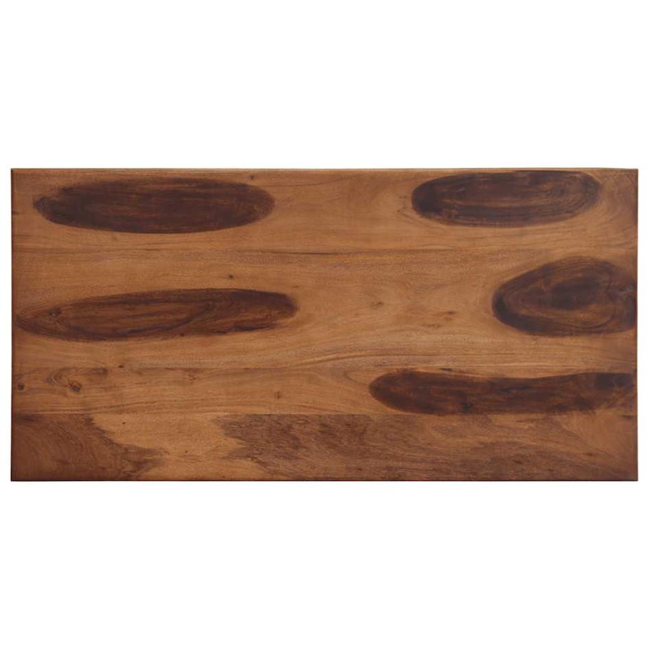 Mesa de comedor madera maciza de acacia 120x60x77