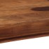 Mesa de comedor madera maciza de acacia 120x60x77