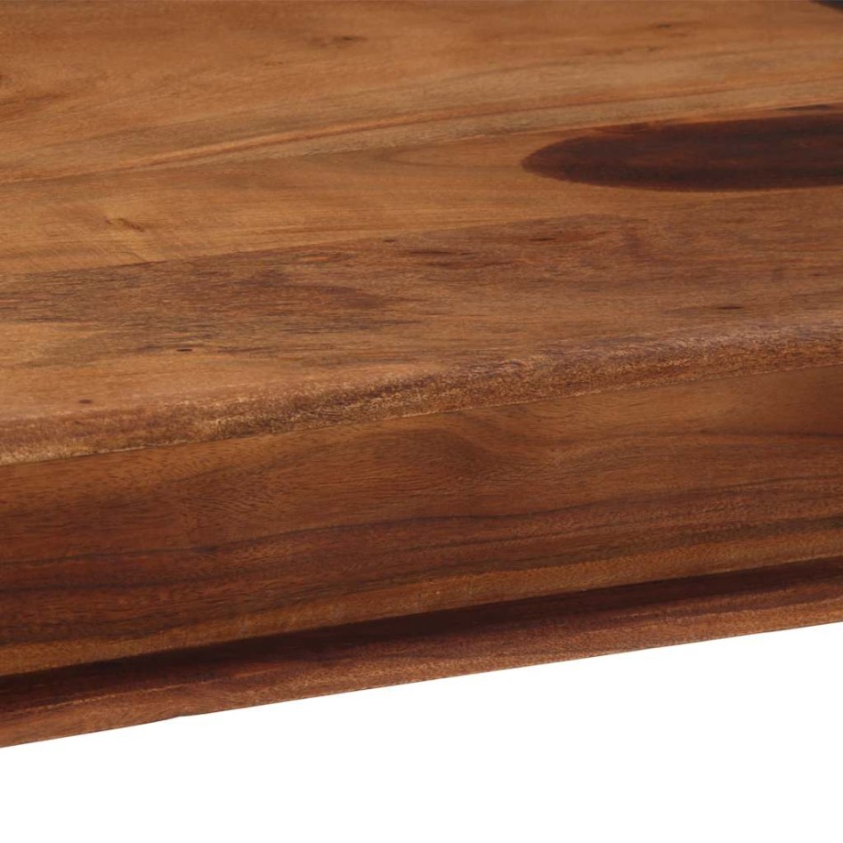 Mesa de comedor madera maciza de acacia 120x60x77