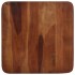 Mesa alta de madera maciza de acacia 60x60x107