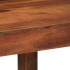 Mesa alta de madera maciza de acacia 60x60x107