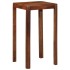 Mesa alta de madera maciza de acacia 60x60x107