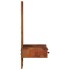 Espejo de pared con cajones madera maciza de acacia 60x33x90