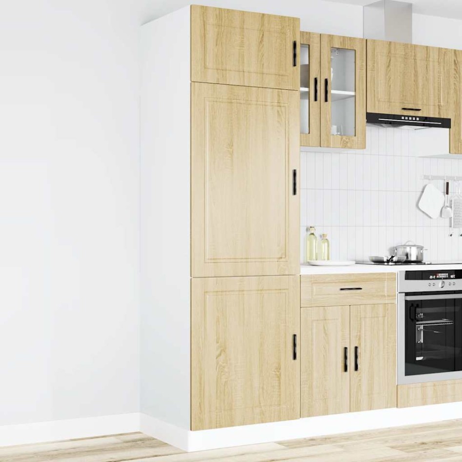 Mueble de cocina Porto de madera contrachapada roble