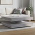 Mesa de centro giratoria 360 grados gris Sonoma 90x90x34,5