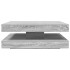 Mesa de centro giratoria 360 grados gris Sonoma 90x90x34,5