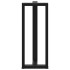 Patas de mesa bar forma T 2 uds acero negro 50x35x(100-101)