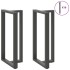 Patas mesa bar forma T 2 uds acero antracita