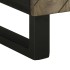 Mueble de TV madera maciza de mango negro 105x33x46