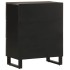 Aparador negro 60x33x75 cm madera maciza