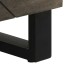 Aparador negro 60x33x75 cm madera maciza