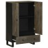Aparador alto madera maciza de mango negro 60x33x100