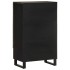 Aparador alto madera maciza de mango negro 60x33x100