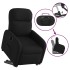 Sillón eléctrico reclinable elevable de tela
