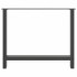 Patas de mesa de centro antracita 2 uds 90x(72-73) cm