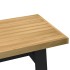 Mesa de centro NOAIN patas en A madera maciza pino 120x60x40