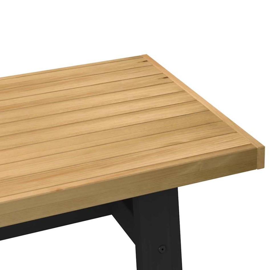 Mesa de centro NOAIN patas en A madera maciza pino 120x60x40