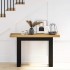 Mesa consola NOAIN patas en U madera maciza pino 120x30x75