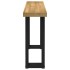 Mesa consola NOAIN patas en U madera maciza pino 120x30x75