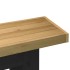 Mesa consola NOAIN patas en U madera maciza pino 120x30x75