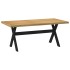 Mesa comedor NOAIN patas forma X madera maciza pino