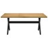 Mesa comedor NOAIN patas forma X madera maciza pino