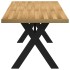 Mesa comedor NOAIN patas forma X madera maciza pino