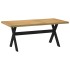 Mesa comedor NOAIN patas forma X madera maciza pino