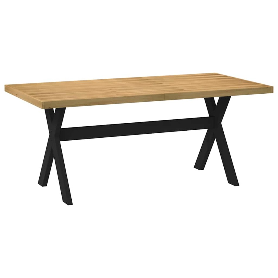 Mesa comedor NOAIN patas forma X madera maciza pino