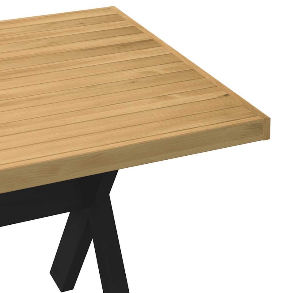 Mesa comedor NOAIN patas forma X madera maciza pino