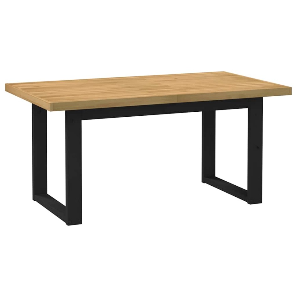 Mesa comedor NOAIN patas forma U madera maciza pino