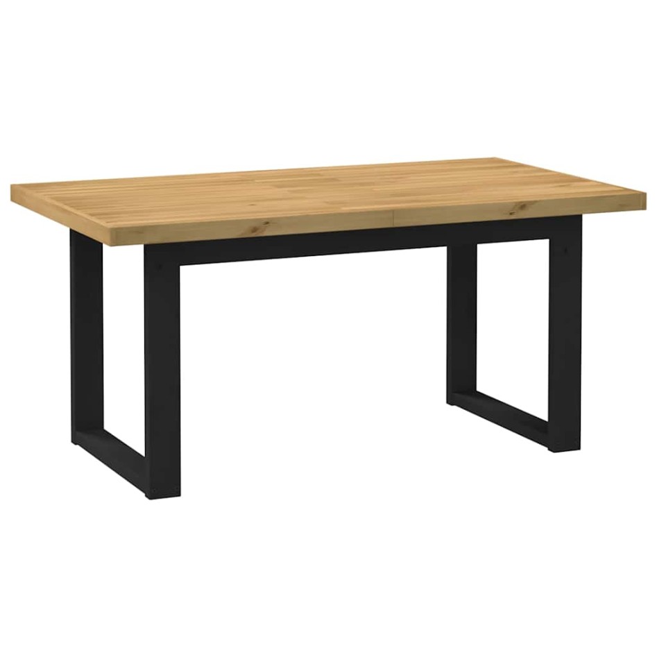 Mesa comedor NOAIN patas forma U madera maciza pino