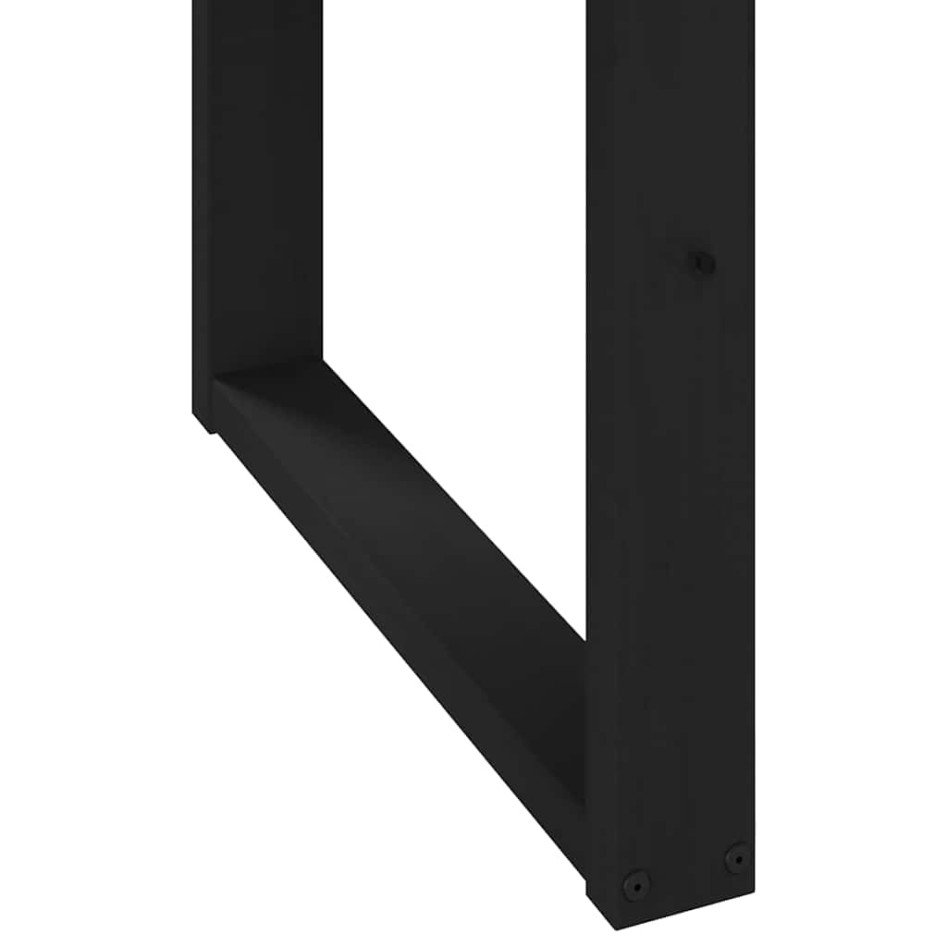 Mesa comedor NOAIN patas forma U madera maciza pino