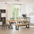 Banco comedor NOAIN patas forma U madera maciza
