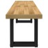 Banco comedor NOAIN patas forma U madera maciza